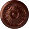 Ekena Millwork Vienna Ceiling Medallion (Fits Canopies up to 3 1/4"), Hnd-Painted Antique Copper, 16 7/8"OD x 5/8"P CM17VIACS - alternate 1
